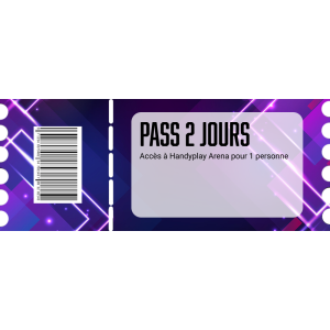 Billet 2 jours